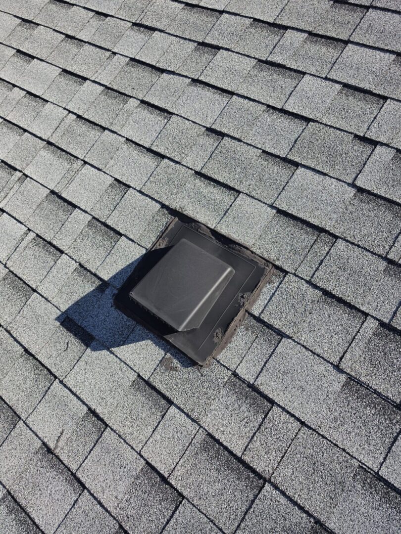 New sealed roof vent after repair
